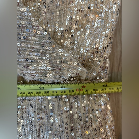 BCBG Girls Sequin Ruffle Jumpsuit (Big Kids), size 16. - Picture 12 of 14